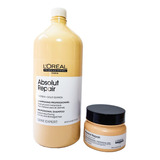 Loreal Duo Shampoo 1500 Y Mascarilla 250 Absolut Repair Gold
