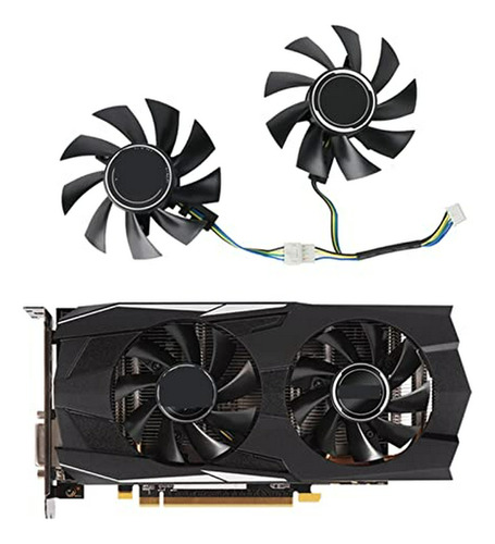 Ventilador  75mm Fd8015u12d Rx580 Rx570 Compatible Con Asroc