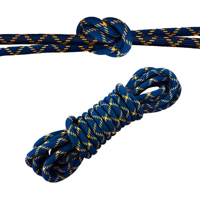 Cuerda Diamante 8mm 15 Mts Alta Resistencia Soga Nautica Mar Color Azul Marino