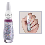 Esmalte Impala Glitter Disco Ball Holográfico Longa Duração