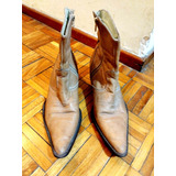 Botas Texanas Número 39 Alto 22 Cms