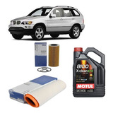 Kit Filtros Mahle Bmw X5 3.0d E53 Motul 8100 Xclean Efe 5w30