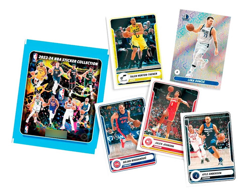 Figurinhas Nba Usa 2024 Kit 200 Figurinhas Basquete Eua