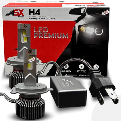 Lampada Ultra Led 14000 Lumens 100w 6000k Led Premium Asx