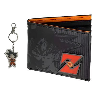 Billetera para Hombre Dragon Ball Z con Insignia de Goku, de Vinipiel | Meses sin interés
