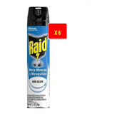 Insecticida Raid S/olor X 6 Unidades