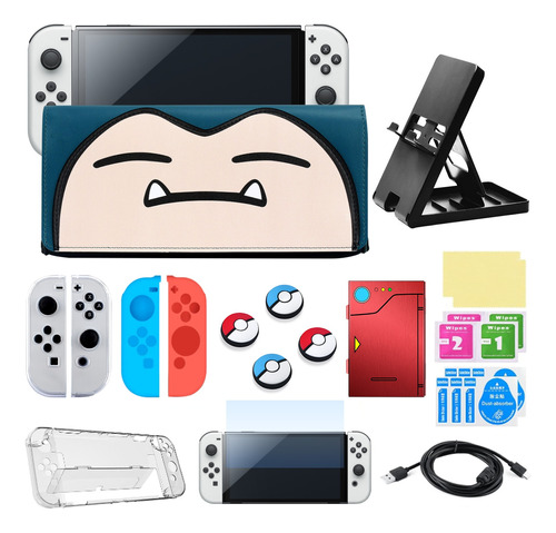Funlab Funda Kit De Accesrios Switch Estuche Para Nintendo