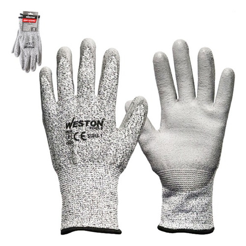 10 Pares De Guantes Anticorte Weston Nivel 5 Talla 7