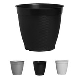 Vaso Redondo Vime Plástico Plantas Palmeira Cacto 30l