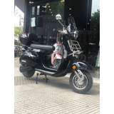 Moto Eléctrica Sunra Vespa Vintage Batería Grafeno 3000w