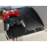 Playstation 3 Slim + 2 Controles + 11 Jogos