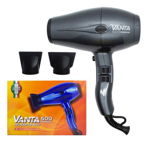 Vanta 500 Premium Secador De Pelo Profesional 2000w Gris