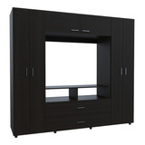 Closet Modern Tv Homey 6 Puertas 190x200x49 Cms