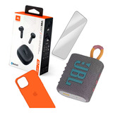 Combo Jbl Fan Go 3 + Vibe 300 + Templado + Silicone Case