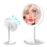 Espejo Led Con Ventilador - Ideal Para Maquillaje