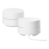 Router Google Wifi 2.4 Y 5 Ghz Wpa3 Pack X2 Blanco