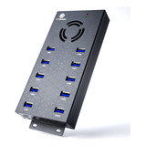 Hub Usb 3 0  Hub Usb Alimentado Por 10 Puertos  Carga Y Tran