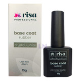 Base Rubber Risa Crystal White Cabine Led Uv 15g- Unhas Gel