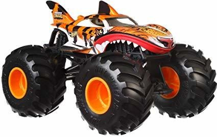 Hot Wheels Monster Truck Tiger Shark, Escala 1:24