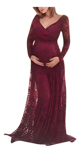  Vestido Largo Elegante Para Embarazadas De Fiesta E015
