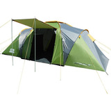 Carpa 6 Personas Waterdog Nature Pro Camping Estructural Color Verde/gris