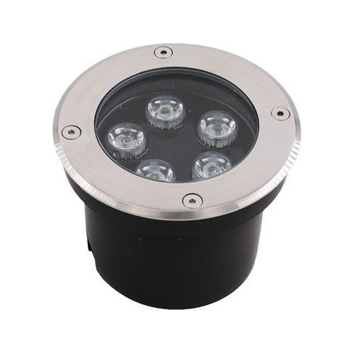 Foco De Piso Led 5w Uso Exterior Luz Fría 6500°k