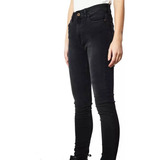 Pantalon Wanama Jean Mujer Kaia Taylor Negro