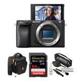 Sony Alpha A6400 Mirrorless Digital Camara Body Con Accessor