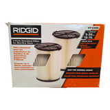 Filtro Para Aspiradora Ridgid Vf4200 5-20 Gal. Paquete 2pz