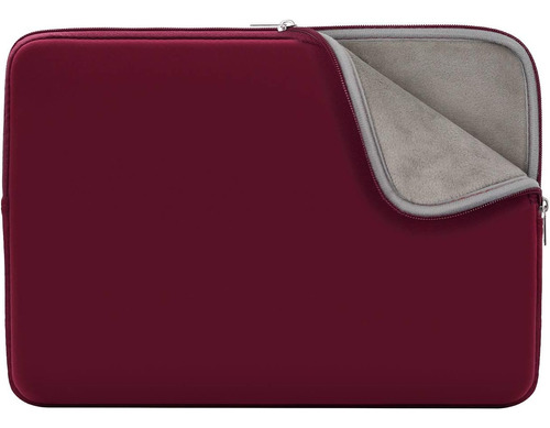 Funda P/ Laptop Rainyear, Terciopelo Interior, 14 '', Rojo