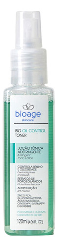 Bioage Locao Tonica Adstringente Bio Oil Control 120ml