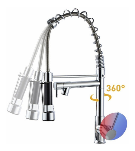 Llave Para Cocina Grifo Mono Mando Para Fregadero Grifo Baño