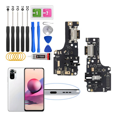 Centro De Carga Para Redmi Note 10 4g Y Note 10s M2101k7bg M2101k7bi M2101k7bny M2101k7bl M2101k7ai M2101k7ag Con Ic Carga Rapida