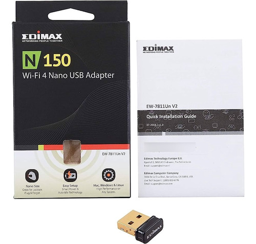 Adaptador Usb Wi-fi Bluetooth 4.0 Marca Edimax