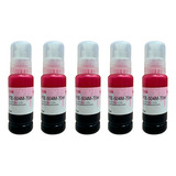 5 Tintas Magenta Compatible Epson T504 L4150 L4160 504