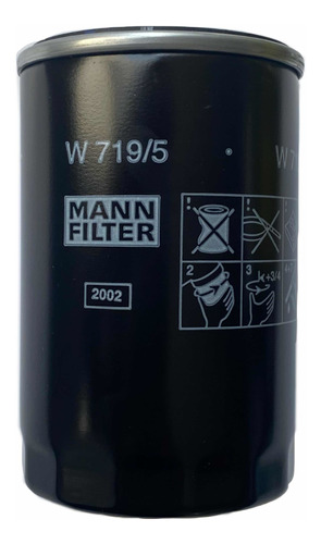Filtro Aceite Mann Filter W719/5 Vw Vocho Caribe Combi Atla 