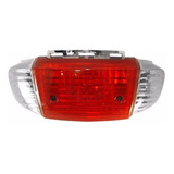 Optica Faro Trasero  Mondial Ld 110 S Cristal Rojo