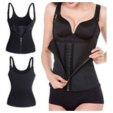 Musculosa Faja Modeladora Reductora Corset Y Cierre 