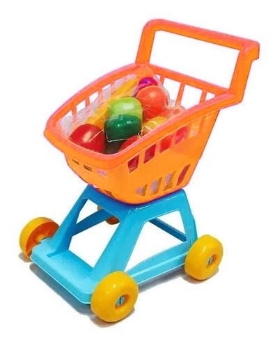 Carrito Changuito Supermercado Con Frutas Bebe Duravit