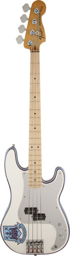 Contra Baixo Fender Steve Harris Precision Bass White Maroo