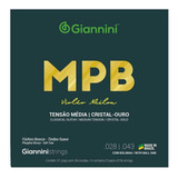 Encordoamento Giannini Mpb Violão Nylon Cristal Ouro Genwg