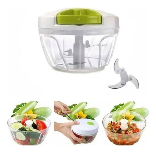 Processador Manual Corda Triturador De Legumes Bpa Free