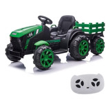 Mini Trator Elétrico Carrinho Carro Infantil Kids C/ Caçamba