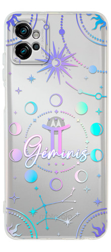 Funda Para Motorola Uso Rudo Mujer Signo Zodiaco Géminis