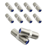 Conector Coaxial De Cobre Tipo F, Rg6 / Rg59 | 10 Piezas