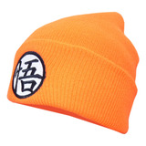 Gorro De Lana Goku  Dragon Ball Kanji Bordado