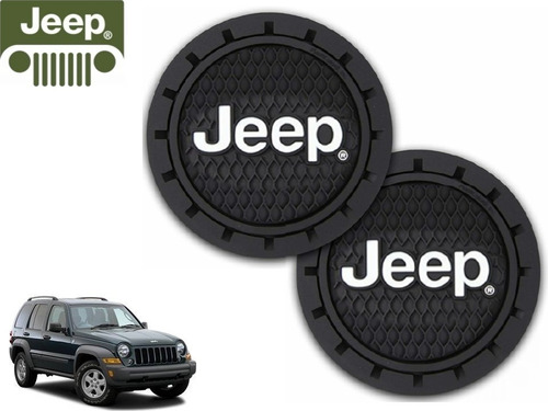 Par De Porta Vasos De Hule Para Jeep Liberty 3.7 2005