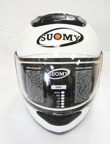 Casco  Suomy Booster Blanco Talle M