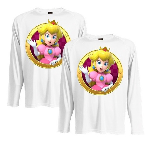 Envió Gratis 2 Camiseta Mangalarga Polera Niña Peach Princes