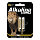 Pilas Alcalinas Aaa 1,5v Tronex Pack De 2 Unidades